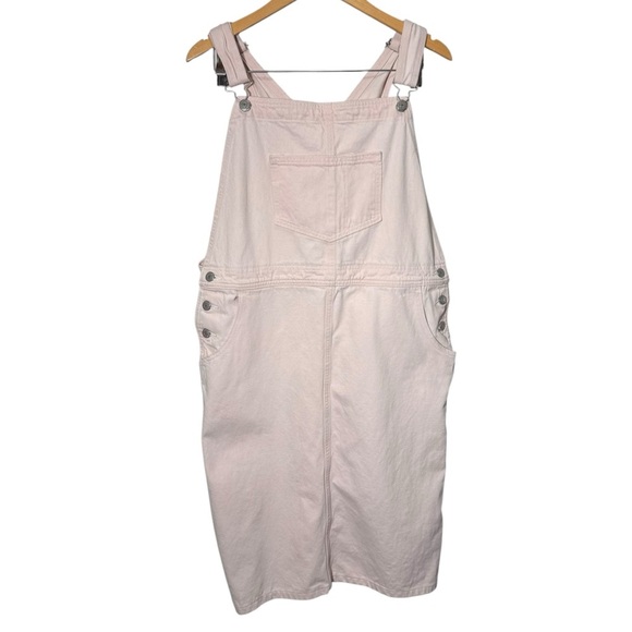 Levi’s Fresh Hendrix Pastel Pink Overalls Dress / Jumper Size XL 100% Cotton - Picture 4 of 16